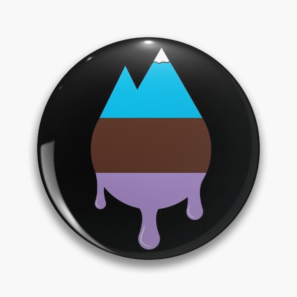Item preview, Androsexual Pride - Melting Mountain designed and sold by Korundur.