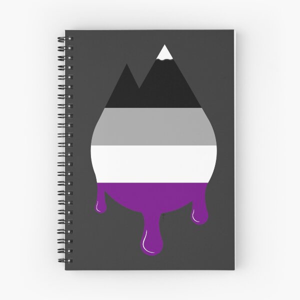 Item preview, Asexual Pride - Melting Mountain designed and sold by Korundur.
