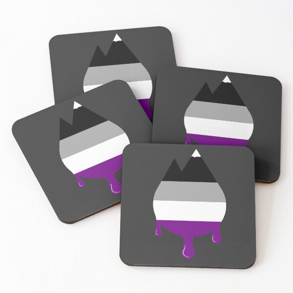 Item preview, Asexual Pride - Melting Mountain designed and sold by Korundur.