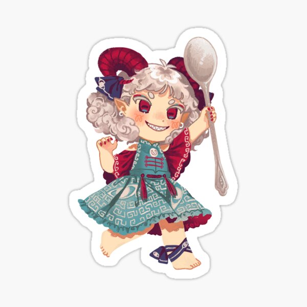 Yuuma Toutetsu Sticker By K0nfette Redbubble 2627