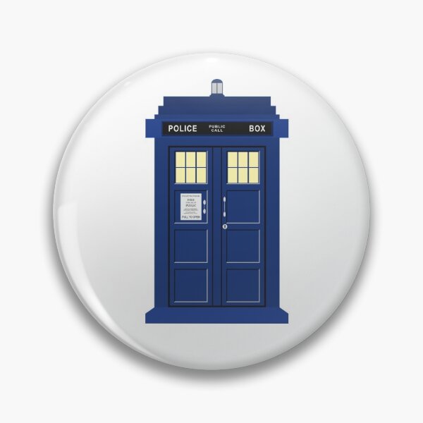 Item preview, Blue police box designed and sold by Creativeart1974.