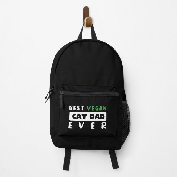 Item preview, Best Vegan Cat Dad Ever designed and sold by ArteSilenziosa.