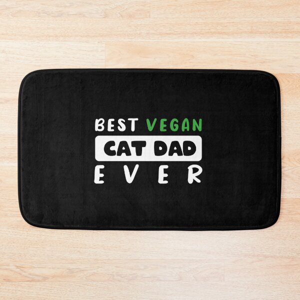 Item preview, Best Vegan Cat Dad Ever designed and sold by ArteSilenziosa.