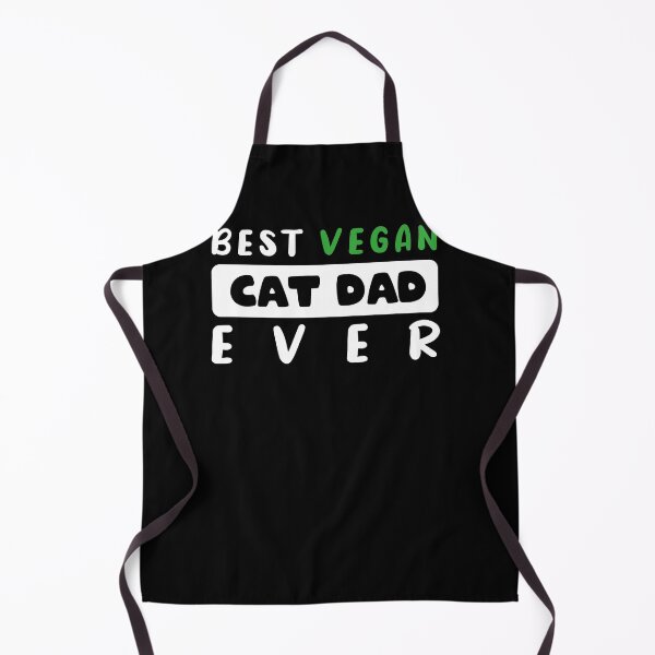 Item preview, Best Vegan Cat Dad Ever designed and sold by ArteSilenziosa.