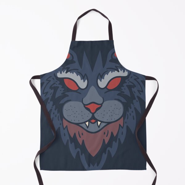 Item preview, angry face cat with red eyes designed and sold by COLORS STORE.