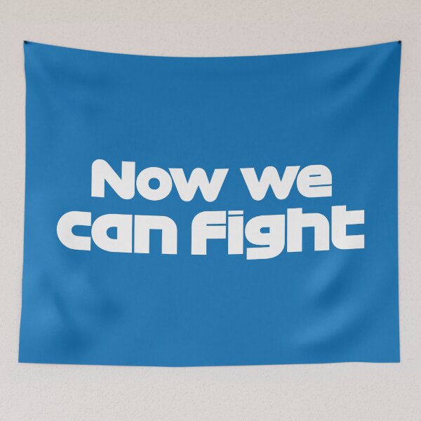 Item preview, Now we can fight in blue designed and sold by F440.