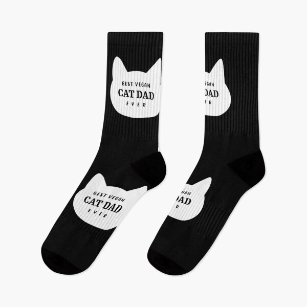 Item preview, Best Vegan Cat Dad Ever designed and sold by ArteSilenziosa.