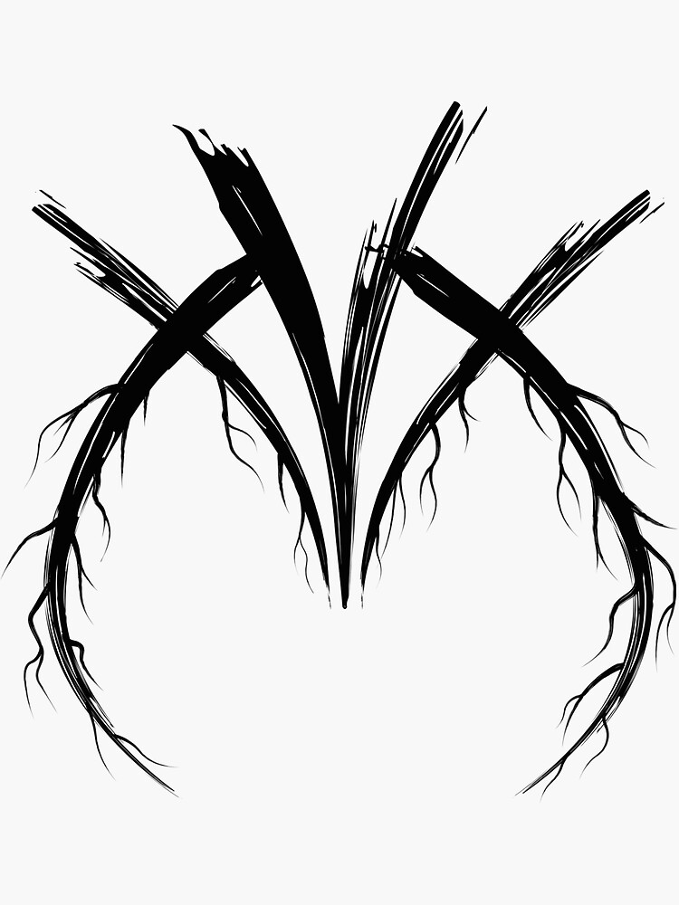 "XVX Vegan Straight Edge in black" Sticker for Sale by HelenaMeliora