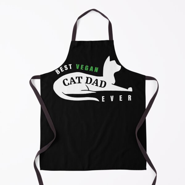 Item preview, Best Vegan Cat Dad Ever designed and sold by ArteSilenziosa.