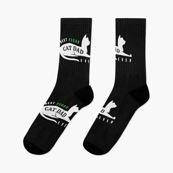 Item preview, Best Vegan Cat Dad Ever designed and sold by ArteSilenziosa.