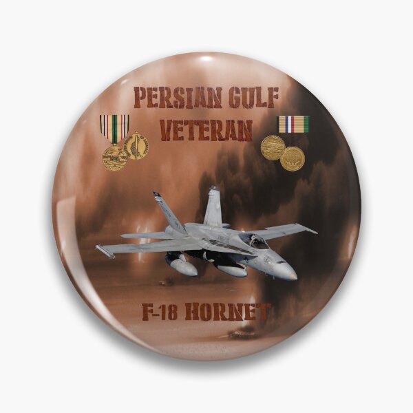 Item preview, F-18 Hornet Persian Gulf War Veteran designed and sold by Mil Merchant.