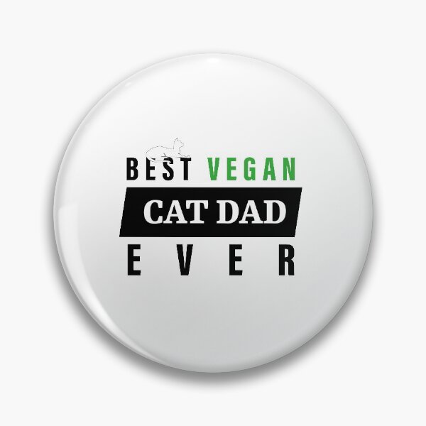 Artikelvorschau, Best Vegan Cat Dad Ever entworfen und verkauft von ArteSilenziosa.