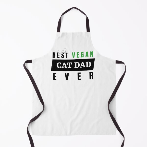 Item preview, Best Vegan Cat Dad Ever designed and sold by ArteSilenziosa.