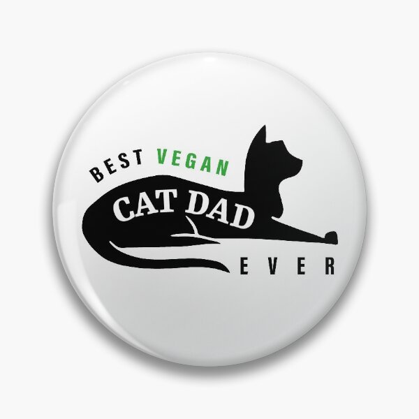 Artikelvorschau, Best Vegan Cat Dad Ever entworfen und verkauft von ArteSilenziosa.