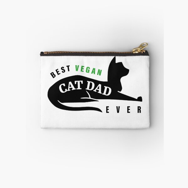 Item preview, Best Vegan Cat Dad Ever designed and sold by ArteSilenziosa.