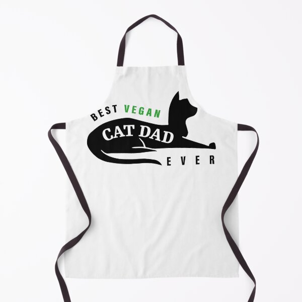 Item preview, Best Vegan Cat Dad Ever designed and sold by ArteSilenziosa.