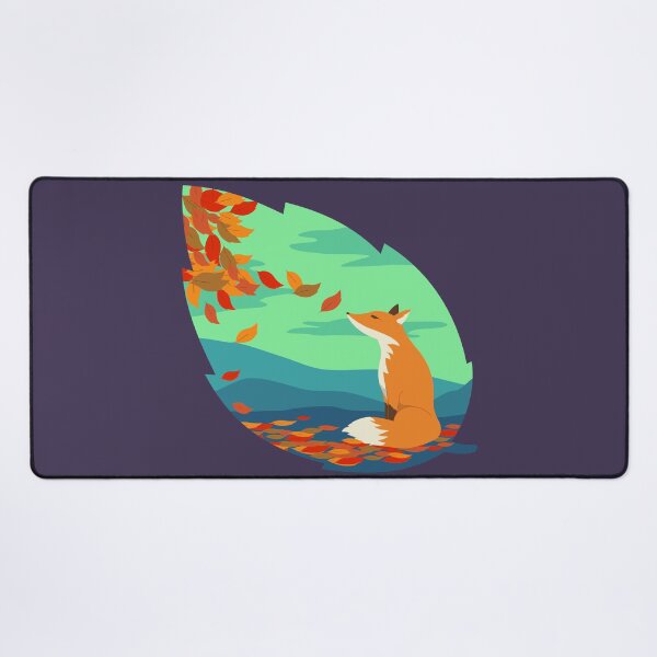 Item preview, fox contemplating autumn designed and sold by julituslab.