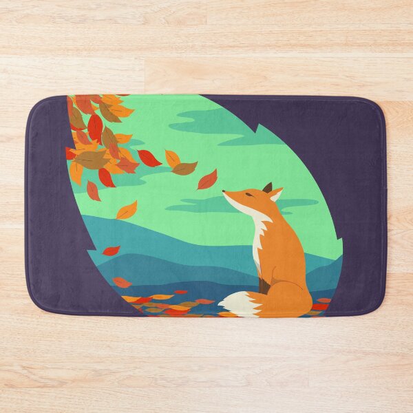 Item preview, fox contemplating autumn designed and sold by julituslab.