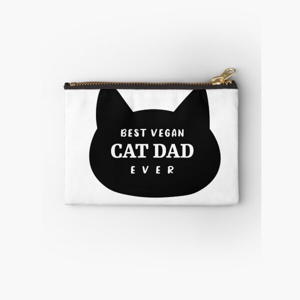 Item preview, Best Vegan Cat Dad Ever designed and sold by ArteSilenziosa.