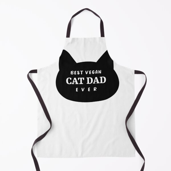 Item preview, Best Vegan Cat Dad Ever designed and sold by ArteSilenziosa.
