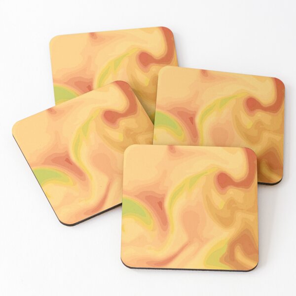 Item preview, Liquify melt texture yellow orange red marble  designed and sold by glowvim.