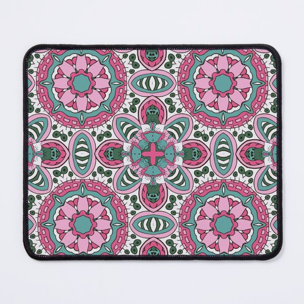 Item preview, Abstract Boho Vintage Floral Geometrical Pattern designed and sold by silviaol.