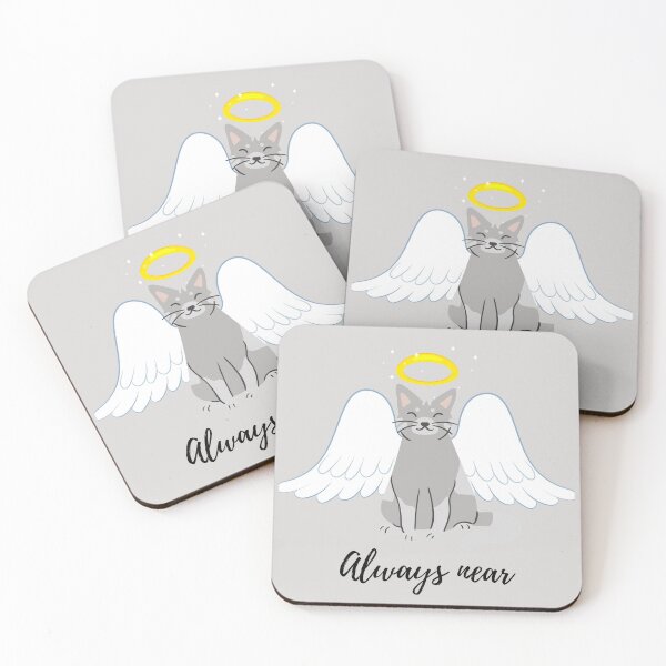 Item preview,  Angel Cat Halo Always Near designed and sold by Kamira Gayle.