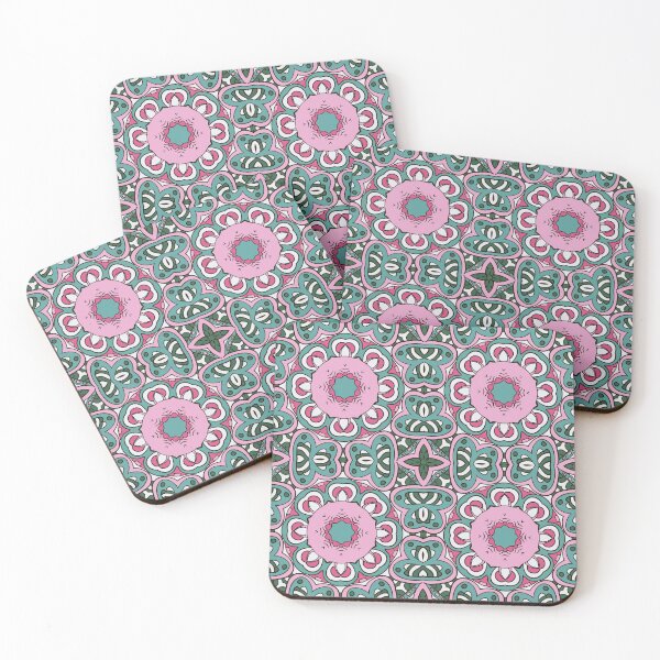 Item preview, Antique Oriental Abstract Floral Geometrical Rug Pattern designed and sold by silviaol.