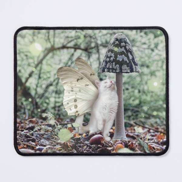 Item preview, Fairy Mushroom Cat designed and sold by IvyLeighStudio.