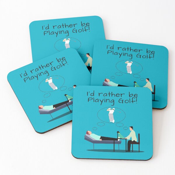 Item preview, Golf Obsessed Therapy Session Rather be Playing Golf designed and sold by FuddalanDesigns.