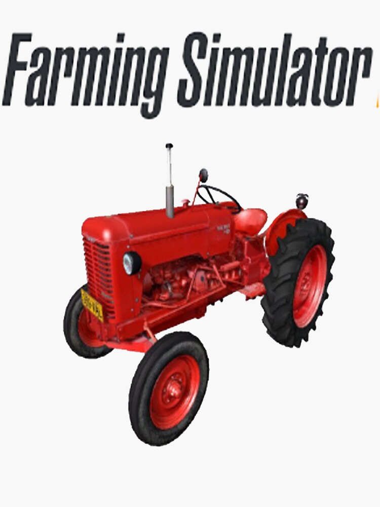 " farming simulator" Sticker for Sale by zakariyaa | Redbubble