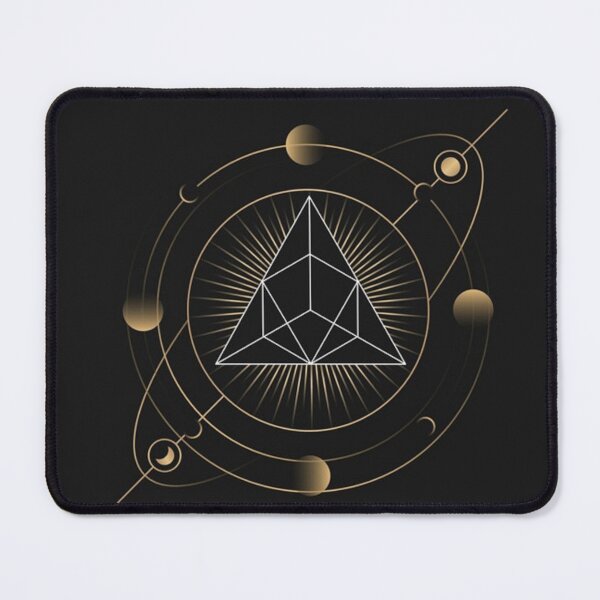 Item preview, Geometric pyramid astrological tarot card designed and sold by TrendyThings37.