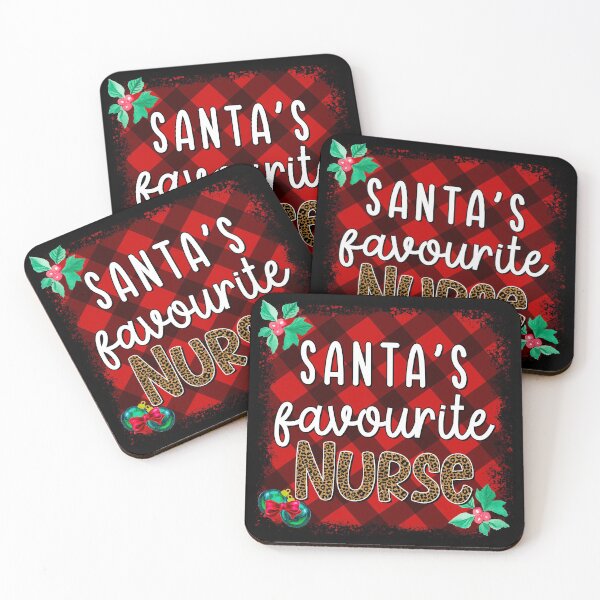 Item preview, Santa’s Favourite Nurse- Christmas Nurse designed and sold by Designs Of all kinds.