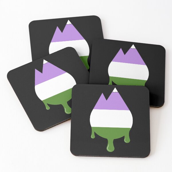Item preview, Gender-Queer Pride - Melting Mountain designed and sold by Korundur.