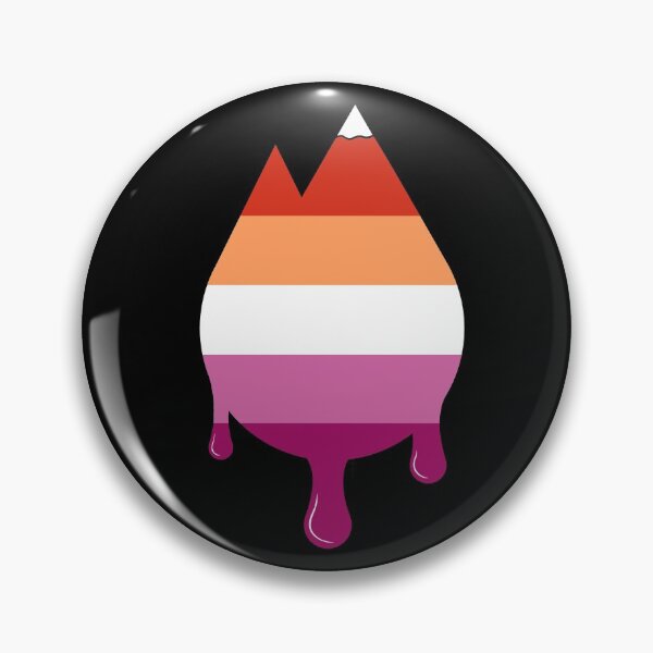 Item preview, Lesbian Pride - Melting Mountain designed and sold by Korundur.