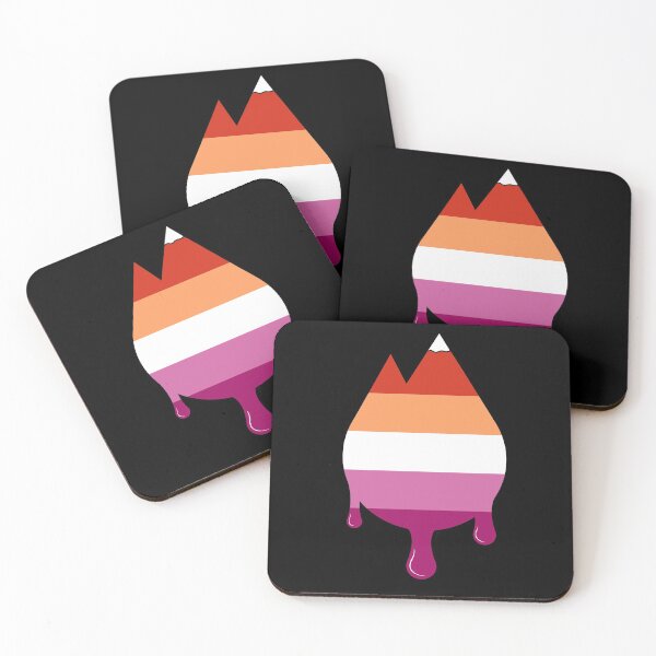 Item preview, Lesbian Pride - Melting Mountain designed and sold by Korundur.