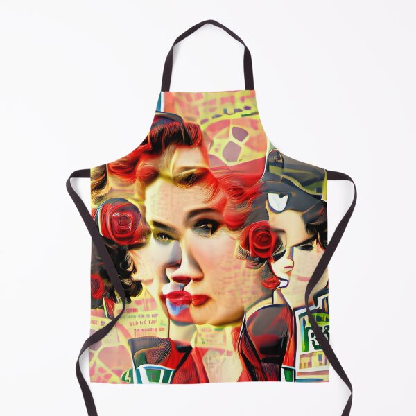 Item preview, 1950s Inspired Collage AI Art designed and sold by Melissa Park.