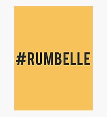 #Rumbelle Photographic Print