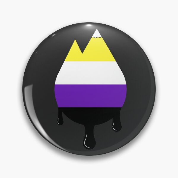 Item preview, Non-BInary Pride - Melting Mountain designed and sold by Korundur.