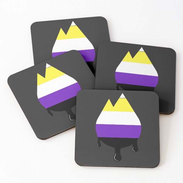 Item preview, Non-BInary Pride - Melting Mountain designed and sold by Korundur.