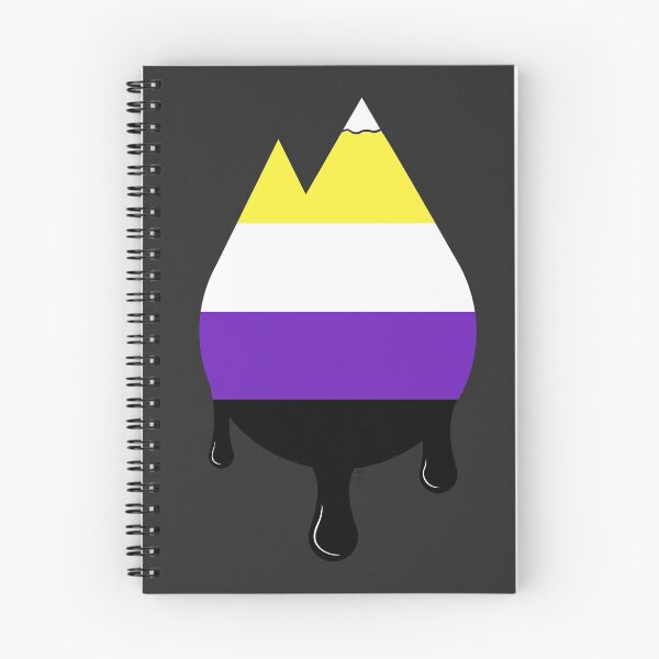 Item preview, Non-BInary Pride - Melting Mountain designed and sold by Korundur.