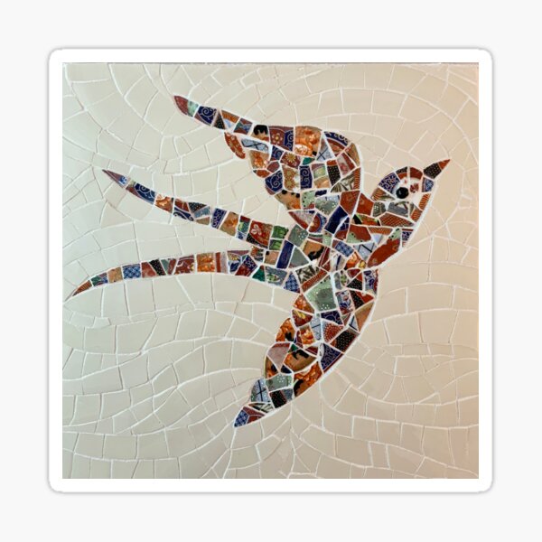 Barn Swallow Mosaic Sticker