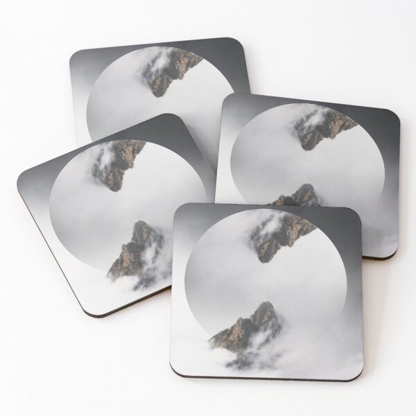 Item preview, Misty Julian Alps Peak Round Badge designed and sold by fowons.