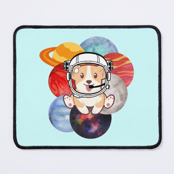 Item preview, Space Corgi & Planets - The Cool Astronaut Puppy! designed and sold by LukjanovArt.