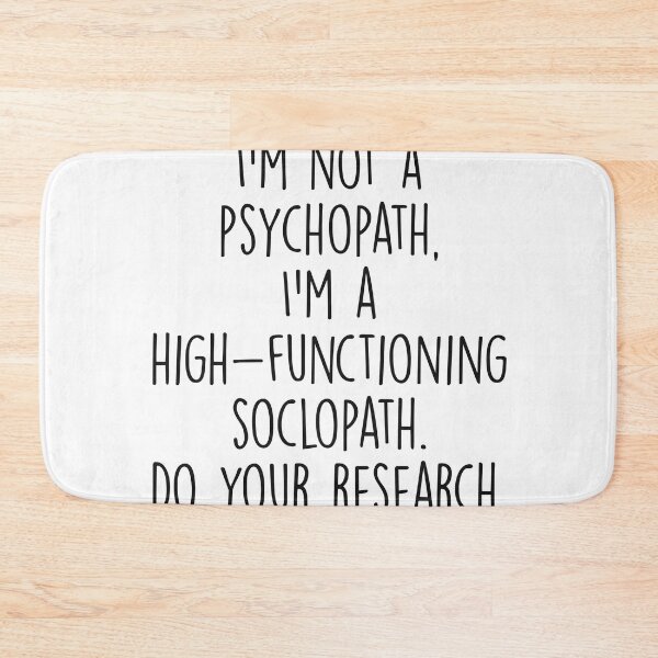 Item preview, I'm Not a Psychopath - BBC Sherlock Holmes designed and sold by LinhlyHarwell13.