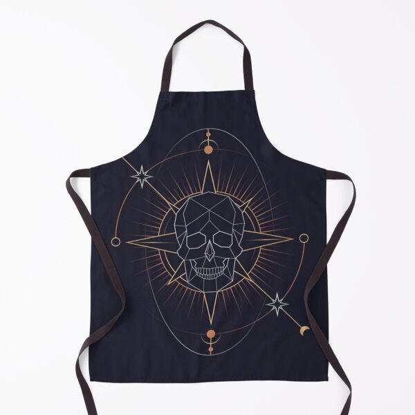 Item preview, Geometric skull astrological tarot card designed and sold by TrendyThings37.