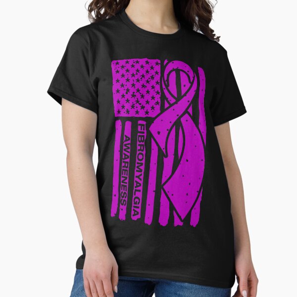 Item preview, Fibromyalgia Awareness Ribbon American Flag designed and sold by Tadmab.