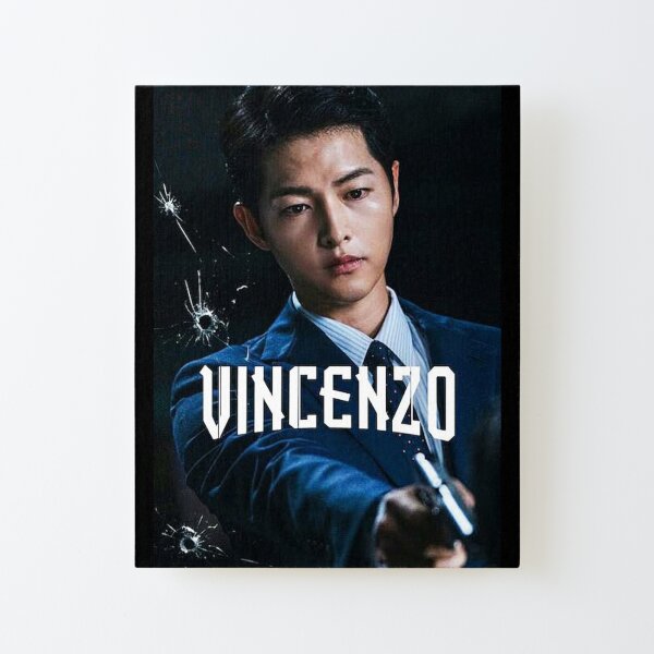 Vincenzo Cassano Kdrama - Song Joongki Canvas Mounted Print