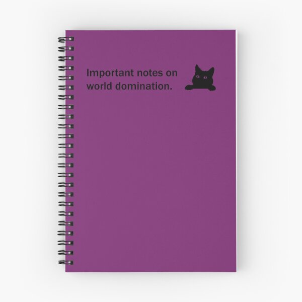 Item preview, Important notes on world domination designed and sold by prjncess.