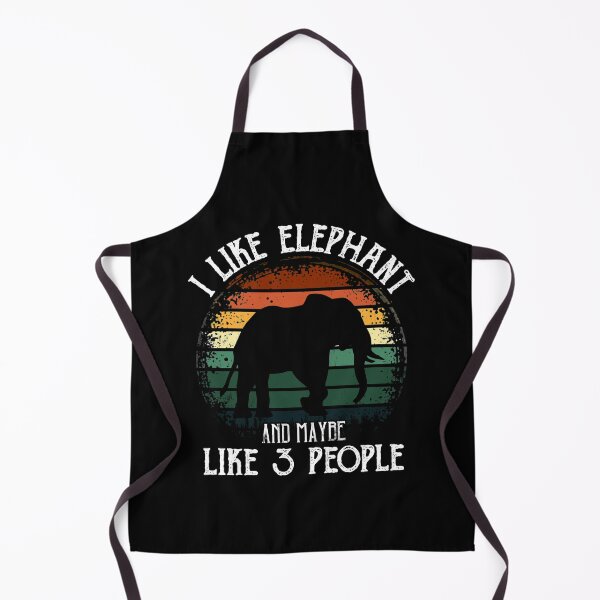 Item preview, Elephant Retro Style Vintage I Like Elephants and Maybe Like 3 People Animal Lover designed and sold by Dolphin Graphic.